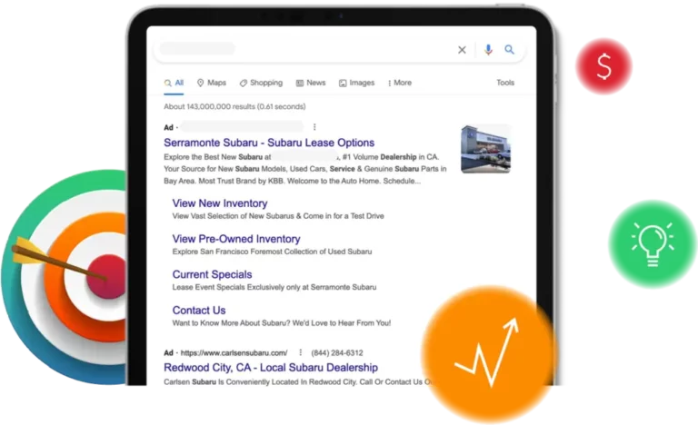 Occupy top spots in online searches